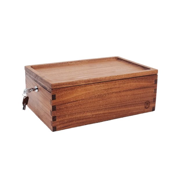 ⁦Marley Natural Lock Stash Box Black Walnut⁩ – תמונה ⁦3⁩