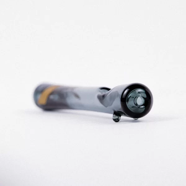 Marley Natural Steamroller Smoked Glass with Gold Stripe Decal - Image 4